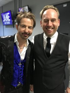Jamie with 80's legend Limahl